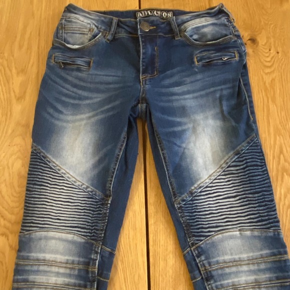 Affliction Denim - Affliction Raquel Skinny Women's Jeans Size 28 Ankle zipper embellished design‎